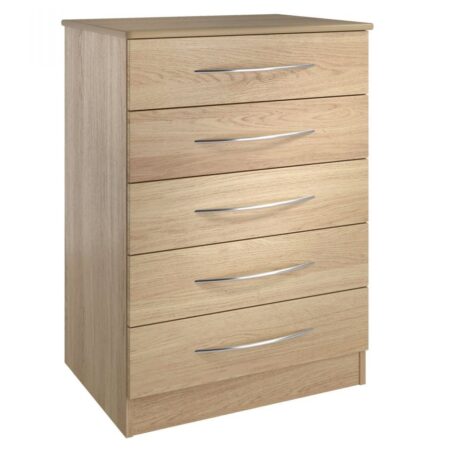 Coventry Range Shelf + Cupboard Bedside Table | Coventry Bedroom Range | BRBC5W