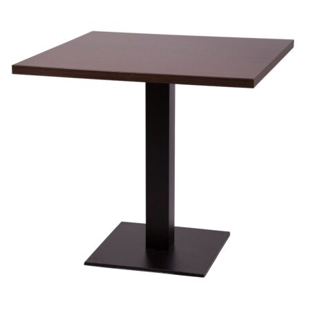 ROMA Square Base Cafe Table with Square or Round MFC Top | All Crematoria Extras | CT3R-D