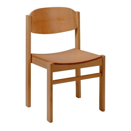 Stacking All Wood Chapel and Church Chair | All Chapel Chairs | A1LE