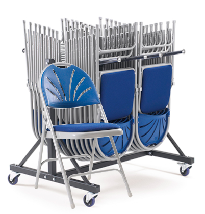 Package - 36 x F4E Chairs + 1 x LOW2 Trolley | Folding Chairs | F4E-PACKAGE