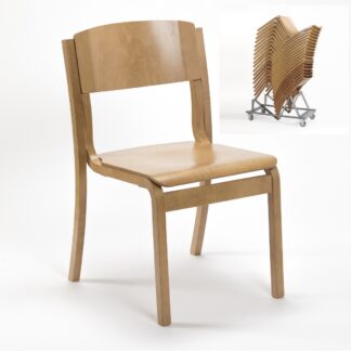 JACOB Lightweight Wooden High-Stacking Chair | All Stacking Chairs | LAMS