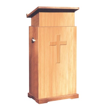 Adjustable Lectern (Gas Lift) in Wood Veneer | All Tables & Lecterns | LW2