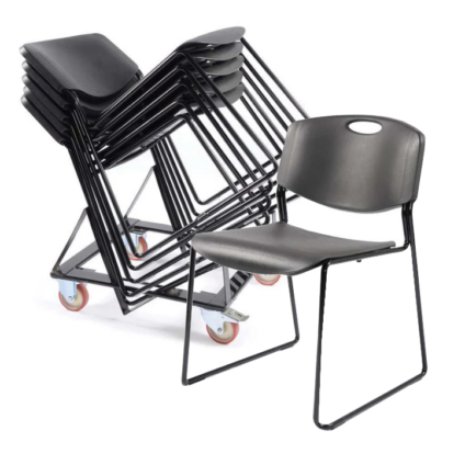 High Stacking Polypropylene Chair Package (24 x SB9M Chairs + 1 x OD4 Dolley) | All By Material | SB9M-Package