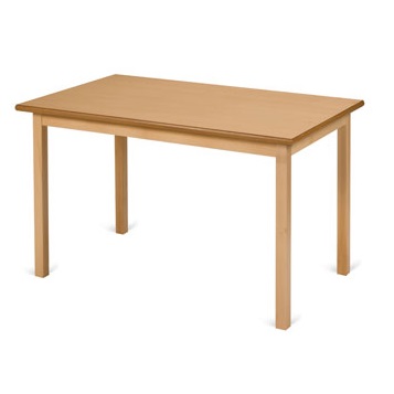 Traditional Hardwood Framed Dining Table - Rectangular 1000x600mm | All Tables & Lecterns | TWD2