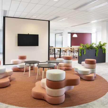 TAPA Stackable Modular Pouffe Seating System | Soft Reception Seating | TMP